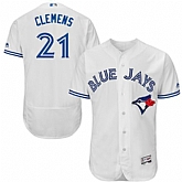 Toronto Blue Jays #21 Roger Clemens White 2016 Flexbase Collection Baseball Jersey DingZhi,baseball caps,new era cap wholesale,wholesale hats